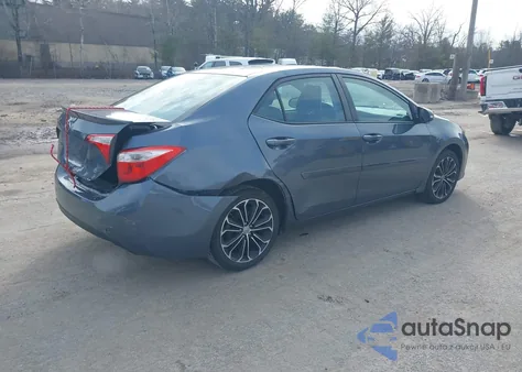 2016 Toyota Corolla S Plus from USA, damaged, VIN 2T1BURHE5GC520003